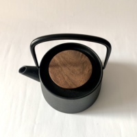 Tetera de Hierro Fundido Tetu Diseñada por Makoto Koizumi, Diseño Minimalista, Boquilla Anti-Goteo, Nanbu Tekki, Ecológica, Hecha en Japón