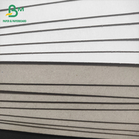 One Side White Cardboard Grey Back Paperboard 1.5mm 2.0mm Thick for Advertising Board