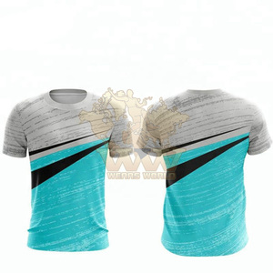 Camiseta Transpirable para Hombre, Cuello en V, Estampado de Dibujos Animados, 100% Algodón y Spandex, 180g, Venta al Por Mayor - Product Image 2