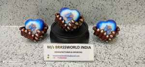 Support en forme de cœur en ALUMINIUM en forme de main avec fournitures commémoratives en forme de cœur en ALUMINIUM Brassworld inde - Product Image 5