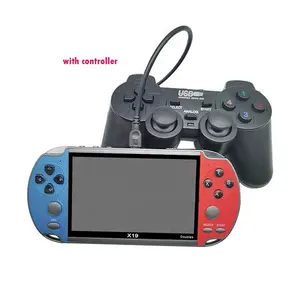 Console de jeu portable rétro X19, écran de 4,3 pouces, lecteur de jeux vidéo, véritable jeu <span class=keywords><strong>8</strong></span> <span class=keywords><strong>bits</strong></span>/16 <span class=keywords><strong>bits</strong></span>/32 <span class=keywords><strong>bits</strong></span> avec manette - Product Image 1