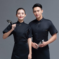 Executive Chef Jas Lange Mouwen Schort Keuken Jas Keuken Werk Uniform Hotel Vrouwen Ober Restaurant Kleding