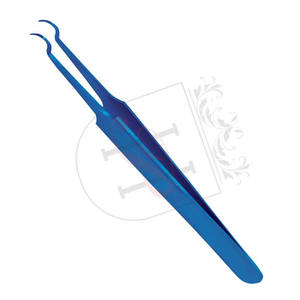 สแตนเลสต่อขนตาสีฟ้าครึ่งรอบปริมาณแหนบฉลากส่วนตัว,ที่มีคุณภาพสูงสแตนเลสแหนบขนตา - Product Image 2