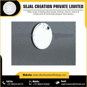 Componentes de hallazgos de joyería de cabujón redondo de plata de alta calidad suministro a granel con logotipo personalizado al por mayor - Product Image 5