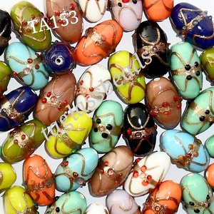 Lampwork perles de verre indiennes exportateur fournitures de fabrication de bijoux - Product Image 3