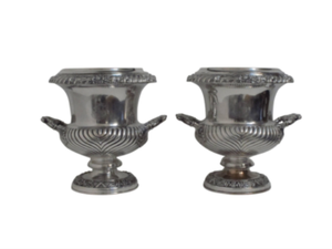 Customizable Vintage Design Silver Plate Wine Chiller or Champagne Coolers For Indoor Outdoor Parties, Bar Utensils And Decor - Product Image 2