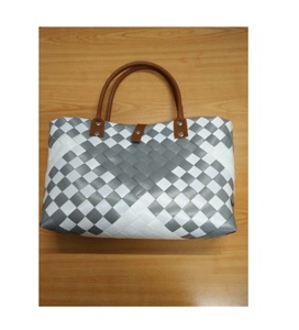 Hand Woven PP <b>Plastic</b> Woven Beach Bag/ <b>Basket</b> Women PP Bag for Shopping From Vietnam 99GD - Product Image 4