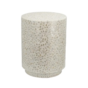Best Selling Mother of Pearl <b>Stools</b> Living Room Australia Mother of Pearl Side <b>Tables</b> Handmade in Viet Nam - Product Image 4