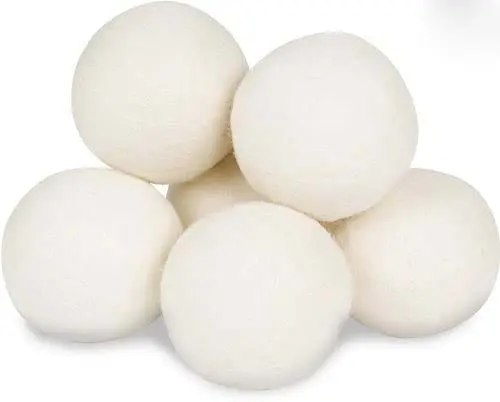 Bola secadora de fieltro de lana orgánica Merino de Nueva Zelanda, limpiador de detergente para ropa de lana orgánica ecológico, lana Natural