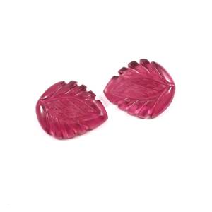 Increíble Turmalina Rosa Natural Bio de Sarim International, Tallada a Mano en Forma de Pera, Tamaño 12x14mm, 1 Par, 8.60 Quilates +AAA, Piedra Natural - Product Image 3