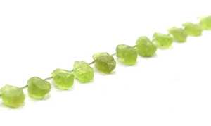 Perceuse latérale supérieure en péridot naturel de forme inégale, rugueux non traité, pierre précieuse brute indienne, vente en gros, 18 pièces - Product Image 4