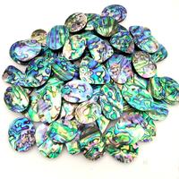 Coquille d'ormeau Paua naturelle certifiée, qualité assortie, multicolore, prix de gros, lot en vrac, cabochon de pierre précieuse pour bijoux