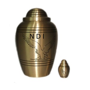 Urnas de cenizas funerarias de diseñador hechas a mano de alta calidad a precio al por mayor Urnas de cremación de cenizas de adultos humanos para acabado antiguo - Product Image 6
