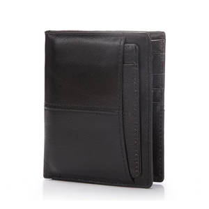 Vintage <b>Men</b> Wallet Genuine Leather Short Wallets Male Multifunctional Cowhide Male <b>Purse</b> - Product Image 3