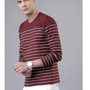 Camiseta personalizada de alta calidad 100% algodón para hombre, corte ajustado, transpirable, de manga corta. - Product Image 3