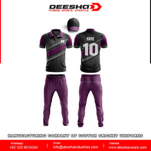 Maillot de cricket sublimado personalizado de alta calidad, uniformes de cricket personalizados con nombre de equipo y logotipo de marca - Product Image 6