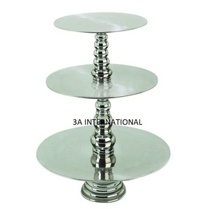 Soporte de pastel de Metal de estilo único de alta calidad estándar para aniversario de bodas cumpleaños y celebraciones de Año Nuevo - Product Image 4
