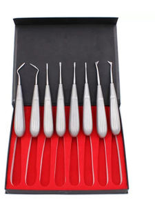 Instrument dentaire mini invasif, élévateur dentaire, Extraction des dents, dentiste, élévateur à racines incurvées, en acier inoxydable par UAMED - Product Image 6