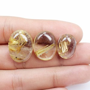 ชุดพลอยทับทิมสีทองธรรมชาติ3ชิ้นพร้อมรูปทรงที่เป็นเอกลักษณ์ - Product Image 6