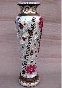 Florero decorativo de madera de diseño tallado tradicional para cumpleaños, bodas, fiestas y eventos - Product Image 3