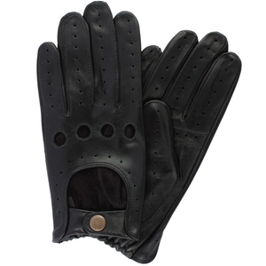 Leather Dress Winter Driving <b>Gloves</b> with Thermal Cashmere <b>Wool</b> - Product Image 4