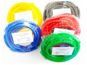 Tuyaux de protection hydrosûrs en caoutchouc, tube en plastique, spirale coloré Flexible protecteur de tuyaux en caoutchouc - Product Image 5