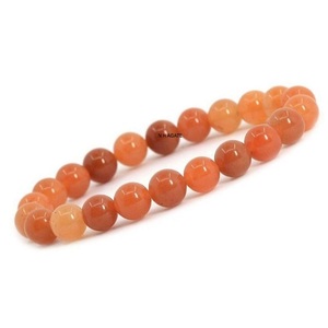 Venta al por mayor, pulsera de cuentas de Aventurina roja, artesanía de cristal de piedras preciosas de N H AGATE, joyería de piedra semipreciosa - Product Image 4