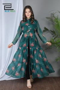 Georgette Kurtis douce, style décontracté, pour tenue de Festival, modèle 2021, vente en gros - Product Image 5