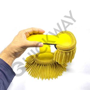 Precio razonable de venta a granel, parches de alambre de lingotes personalizados profesionales, charreteras de rango de hombro hechas en Pakistán - Product Image 2