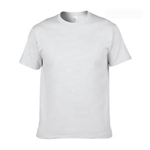 T-shirt d'été 100% coton de haute qualité pour hommes Logo personnalisé avec tissu tricoté brodé - Product Image 4
