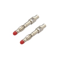 Connecteur de câble pour dispositif médical, broche mâle/femelle en cuivre plaqué or personnalisée de 1 mm, 2 mm, 2,5 mm