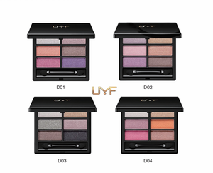 Nueva paleta de sombras de ojos coreana personalizable Brillo DE ALTO pigmento <span class=keywords><strong>6</strong></span> colores para forma de polvo de tono de piel oscura-Etiqueta privada OEM ODM - Product Image 1