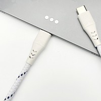 Nuevo Cable USB Tipo-C a Tipo-C 2.0 de 2 Metros con Estilo de Trenzado 2021, Conductor de Cobre Puro Extra Fuerte para Carga y Sincronización de Auriculares y Computadora