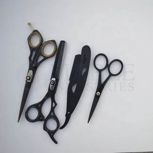 Tijeras profesionales de corte de pelo de acero inoxidable 9CR de 6 pulgadas NHC 60 60 con hoja recta afilada Salones de belleza Uso en barbería - Product Image 3