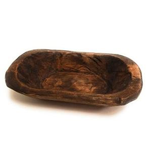 Bol à pâte en bois massif, ustensile de cuisine 100% pour pâte à salade, plateau à pâte décorative en bois massif pour la meilleure couleur - Product Image 1