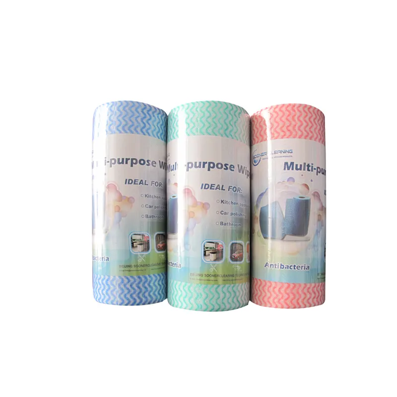 Disposable household cleaning products non woven cleaning rags kitchen cleaning wipes