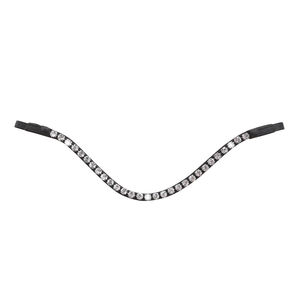 แฮนด์เมดหนังบังเหียนม้าสวมคริสตัลม้าบราวน์เป็นกลุ่มผู้ผลิตอินเดียผู้ผลิต - Product Image 1