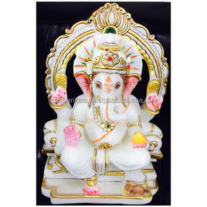 Ganesha Murti — maklana, marbre, Ganesha - Product Image 1