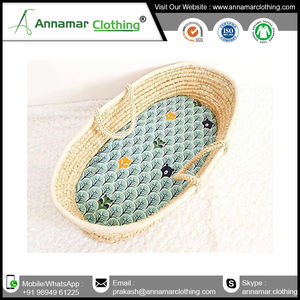 Hot Sale Factory Direct Price Super Soft 100% Organic Cotton Bassinet <b>Sheets</b> - Product Image 2