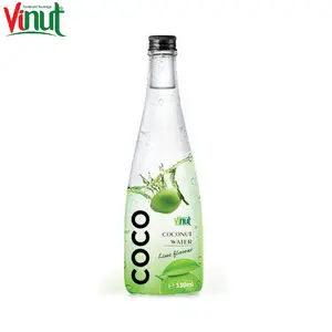 330ml VINUT Plastic Bottle Coconut water with Lime Beverage Product Development Directory Worldwide Export Glucose in Vietnam