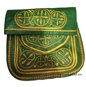 Sac fourre-tout en cuir véritable décontracté de style marocain de haute qualité - Product Image 1