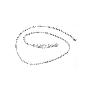 Accesorios de cadena para joyería, cadena de cobre Chapado en plata y cordón, 7903232-008 - Product Image 1