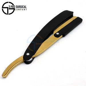 Navajas de Barbero Profesionales 3Pro de Calidad Premium, Diseño Ligero de Acero Inoxidable para un Fácil Control - Product Image 2