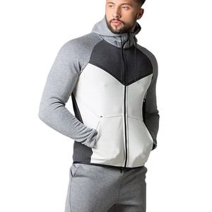 Survêtements en coton biologique pour hommes Mode 100% Coton tricoté pour le jogging et les vêtements de rue Modèles de mode Costumes de style printemps 2025 - Product Image 5