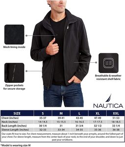 Chaqueta cortavientos con cremallera completa y logotipo personalizado para Hombre | Chaqueta impermeable transpirable para deportes al aire libre de otoño e invierno - Product Image 6