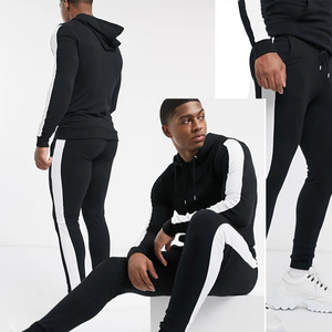 Ropa de punto de algodón para hombre, conjunto de pista para correr a la moda, de alta calidad, con logotipo personalizado, nuevo diseño, trajes para trotar - Product Image 5