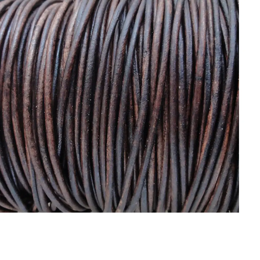 Leather Cords in Assorted Colors for Jewelry Manufacturers, Packaging Industry, Art and Craft Supplies, Scrapbooking