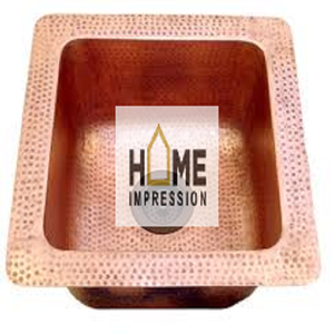 Éviers de luxe en cuivre faits à la main, façon conception classique, structure en métal, grande taille, décoratifs à la main, artistique - Product Image 6