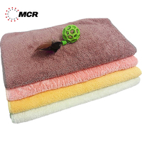 Paño de microfibra sin bordes MCR Economy Air Shower, 350GSM, felpa coreana, coral, para pulido de coches, limpieza ultrasónica y lavado de vehículos