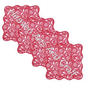 51x51cms Scallop Napkins Solid Color Scallop Napkins Hand Block Print Hotel Restaurant Use Wholesale High Quality Home Decor - Product Image 4